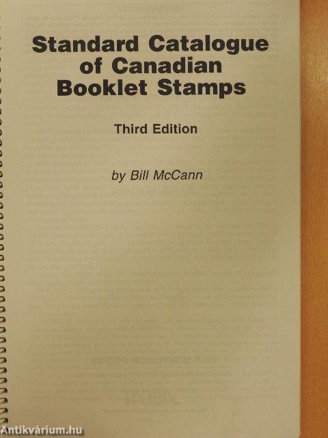 Standard Catalogue of Canadian Booklet Stamps