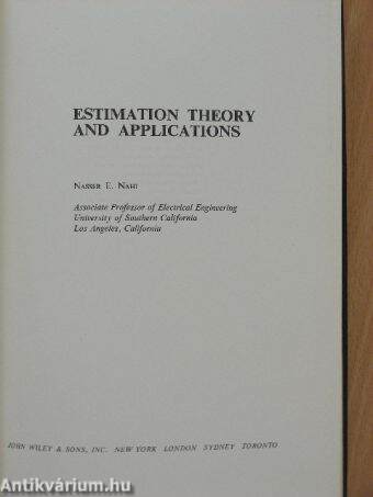 Estimation Theory and Applications