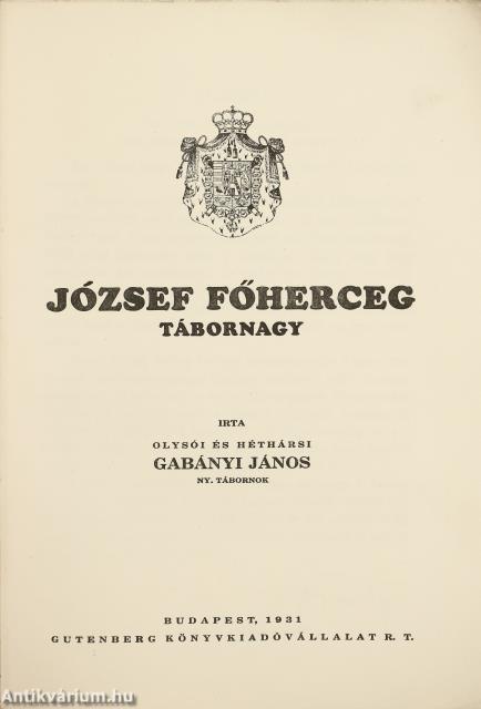 József főherceg tábornagy