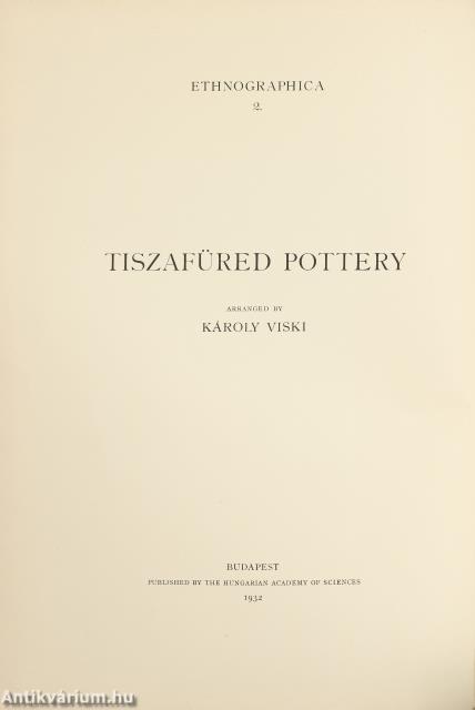 Tiszafüred pottery