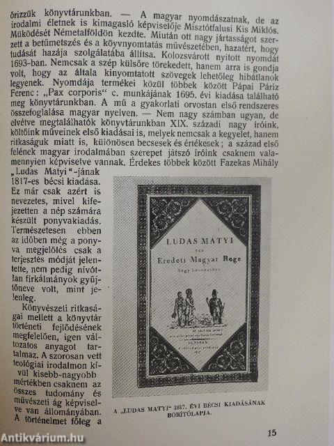 Reguly Antal Tudományos Könyvtár, Zirc