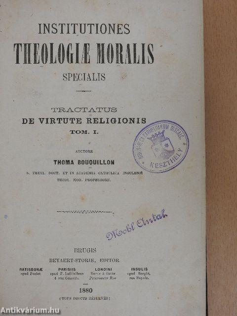 Institutiones Theologiae Moralis Specialis I.