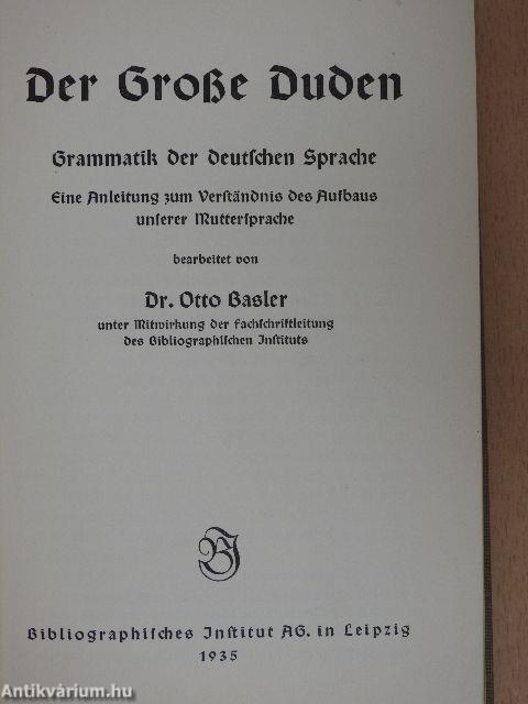 Der Große Duden