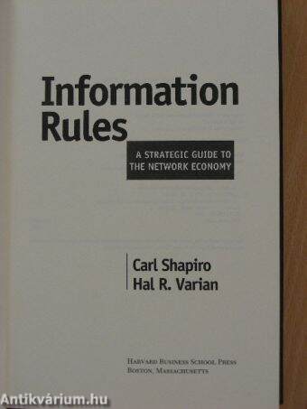 Information Rules