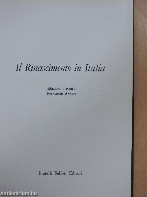 Il Rinascimento in Italia I-II