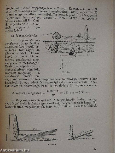 Megfigyelések és gyakorlatok a földrajzoktatásban 