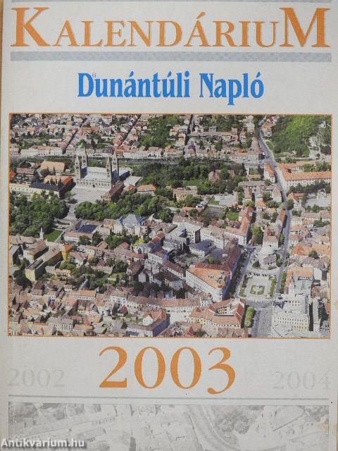 Új Dunántúli Napló Kalendárium 2003.