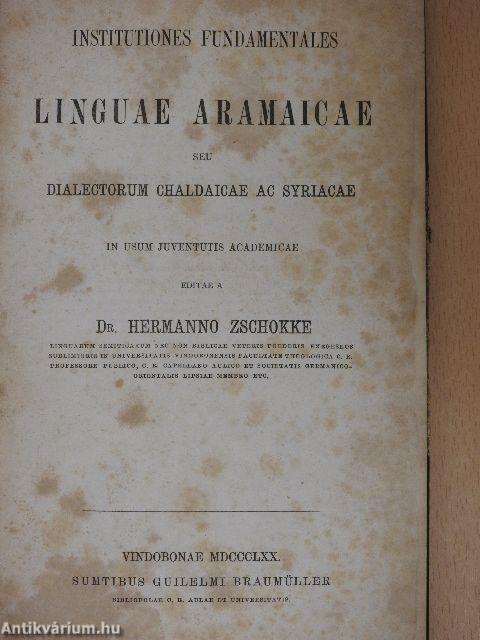 Institutiones fundamentales linguae aramaicae 