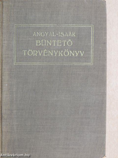 Büntető Törvénykönyv I.