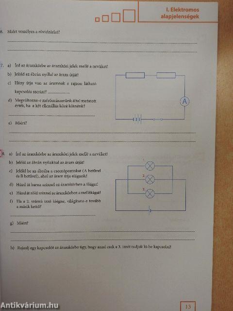 Fizika 8. - Munkafüzet