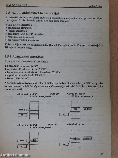 IBM PC DOS I-III.