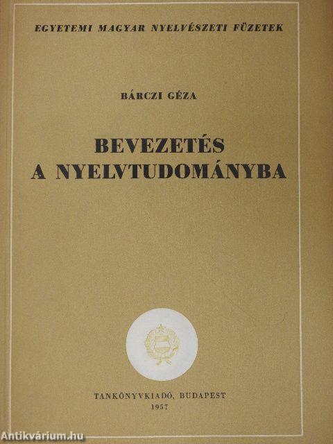 Bevezetés a nyelvtudományba