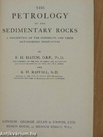 The petrology of the sedimentary rocks