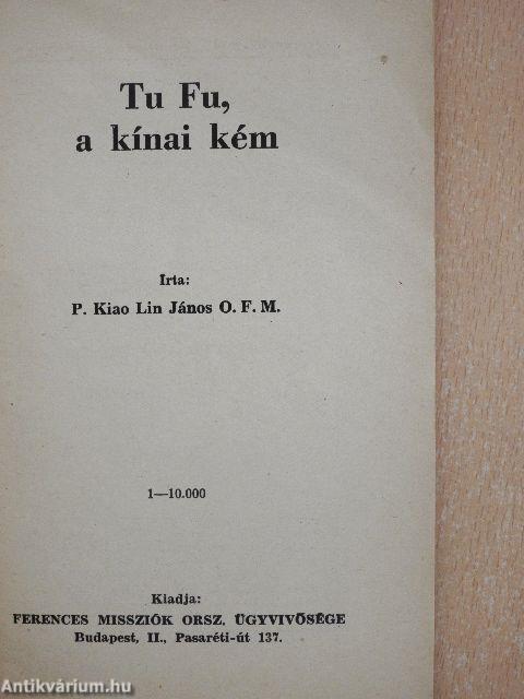 Tu Fu, a kínai kém