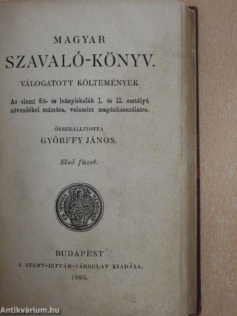 Magyar szavaló-könyv I-V.