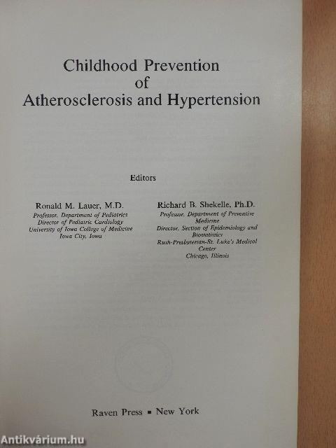 Childhood Prevention of Atherosclerosis and Hypertension