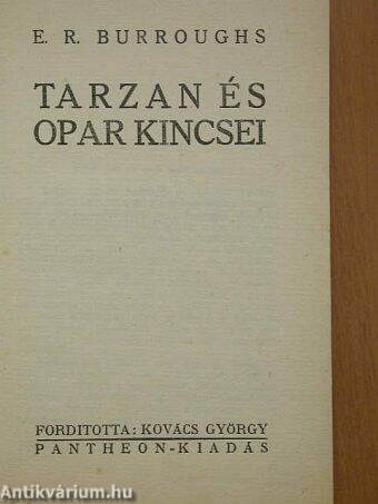 Tarzan és Opar kincsei