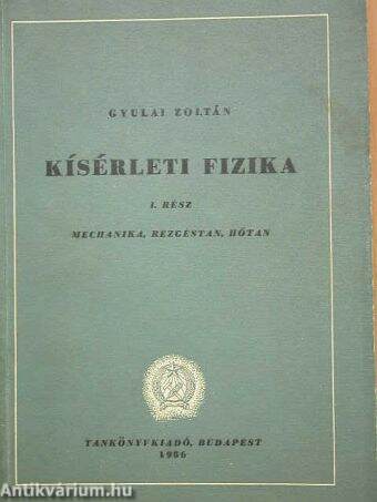 Kísérleti fizika I.