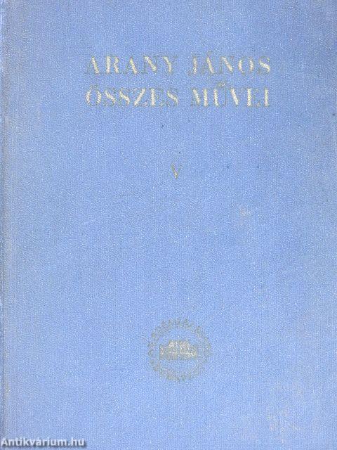 Arany János összes művei V.