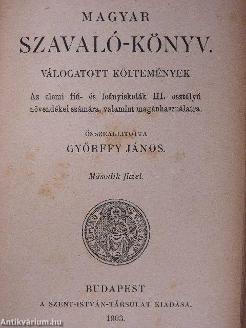 Magyar szavaló-könyv I-V.