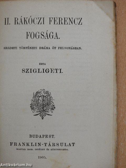 II. Rákóczi Ferencz fogsága