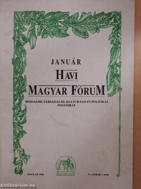 Havi Magyar Fórum 1998. január-december