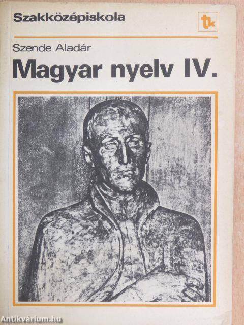 Magyar nyelv IV.