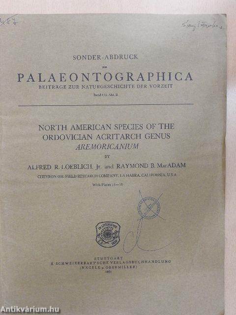 North American Species of the Ordovician Acritarch Genus Aremoricanium