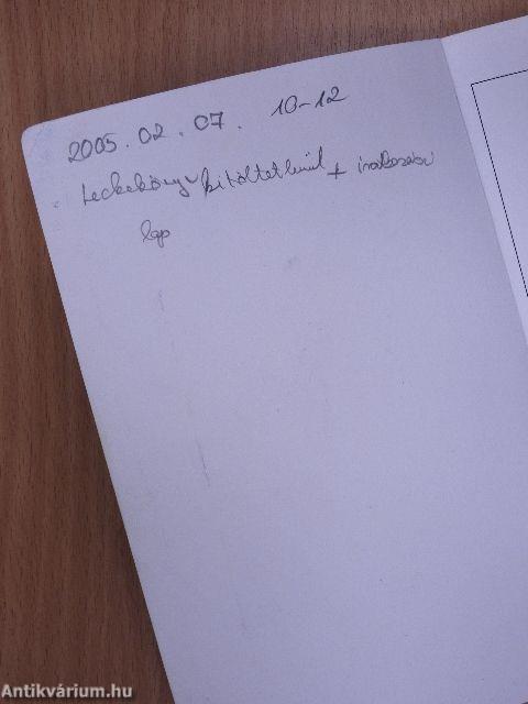 Eötvös Loránd Tudományegyetem Állam- és Jogtudományi Kar órarend-tanrend 2004/2005. ősz