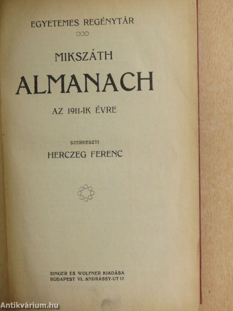 Mikszáth Almanach az 1911-ik évre