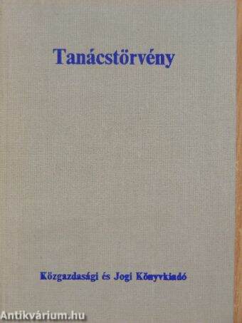 Tanácstörvény