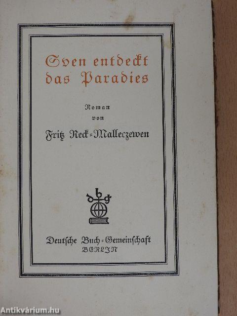 Sven entdeckt das Paradies (gótbetűs)