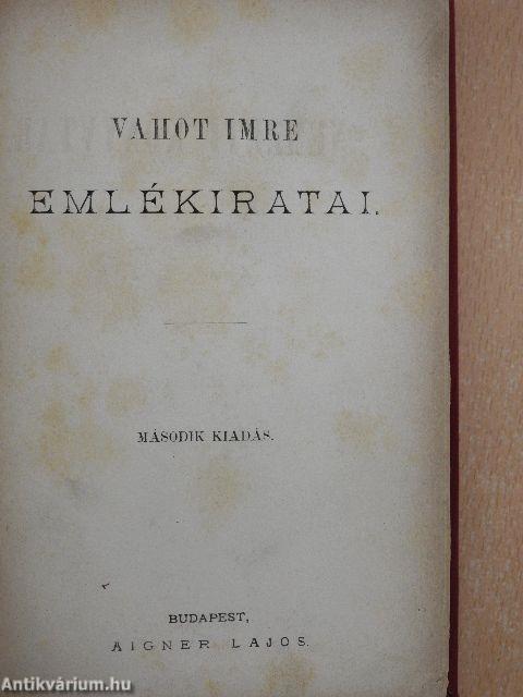 Vahot Imre emlékiratai