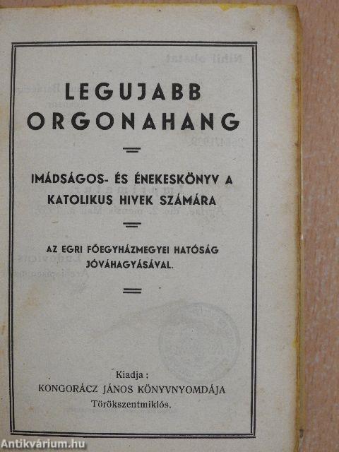 Legujabb orgonahang