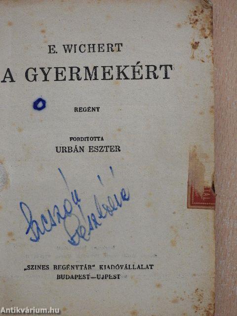 A gyermekért