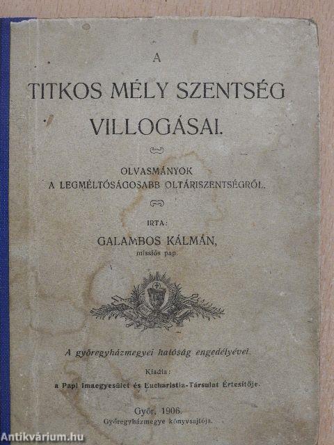 A titkos mély szentség villogásai