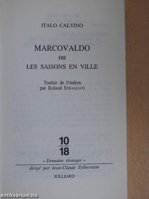 Marcovaldo ou les Saisons en Ville