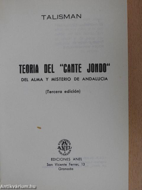 Teoria del "Cante Jondo"