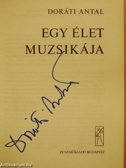 Egy élet muzsikája (aláírt példány)