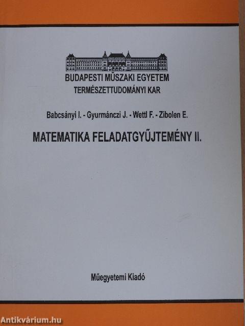 Matematikai feladatgyűjtemény II.