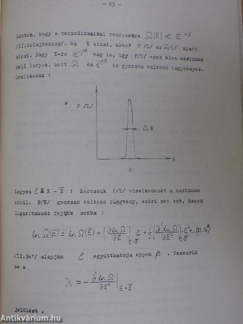 Statisztikus fizika II.