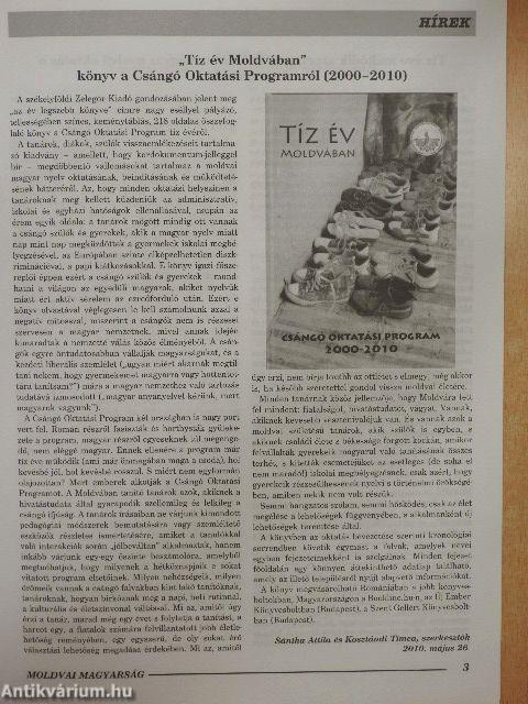 Moldvai Magyarság 2010. június