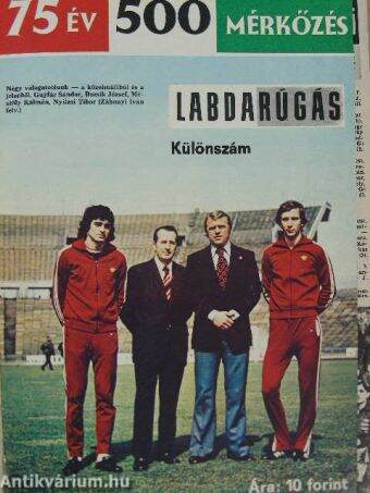 Labdarúgás 1976. január-december + 2 különszám