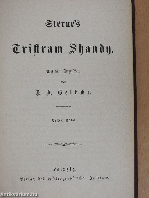 Sterne's Tristram Shandy I-II. (gótbetűs)