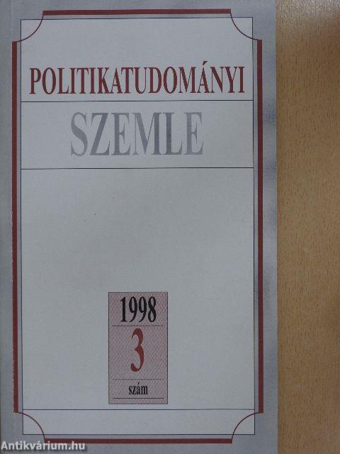 Politikatudományi Szemle 1998/3.