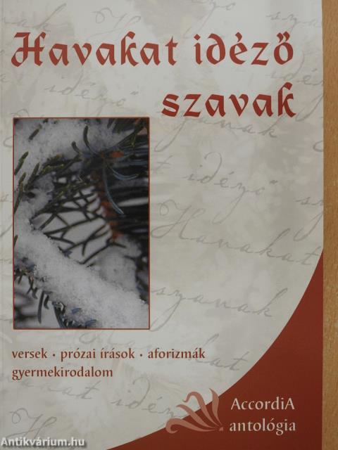 Havakat idéző szavak (dedikált példány)