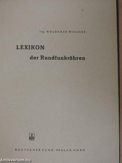 Lexikon der Rundfunkröhren