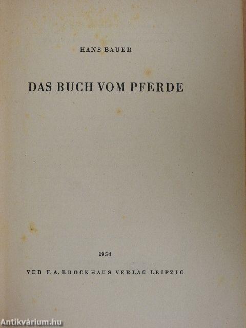 Das Buch vom Pferde