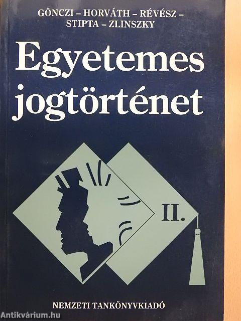 Egyetemes jogtörténet II.