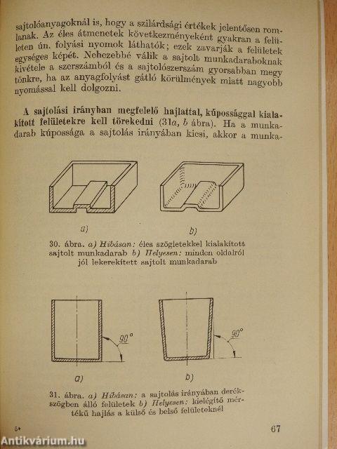 Műanyag sajtolóanyagok feldolgozása